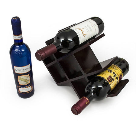 Butterfly Wine Rack, Comfortably Stores 8 Bottles of Your Favorite Wine, Sleek and Chic Looking Wine Rack, Great Addition to Any Space, Minimal Assembly Required