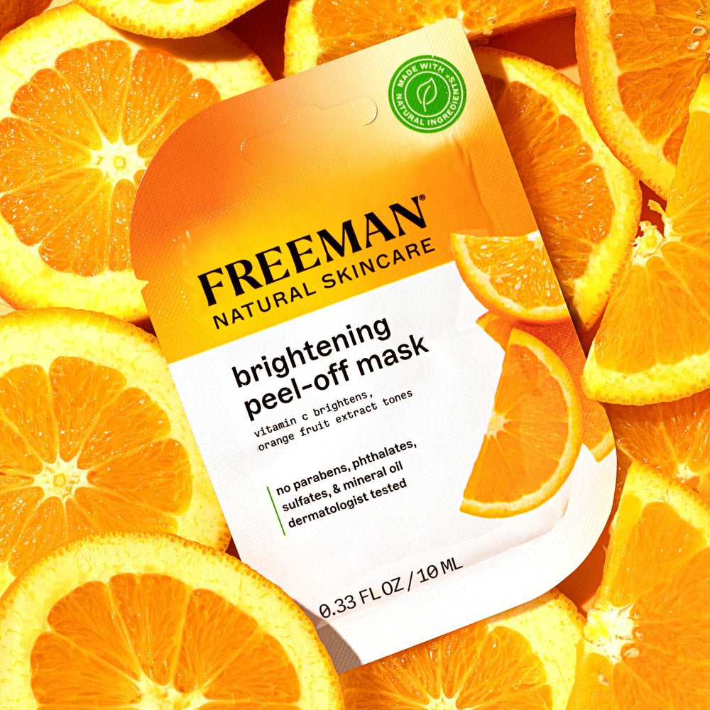 Natural Brightening Vitamin C & Orange Extract Peel-Off Facial Mask, for Normal Skin