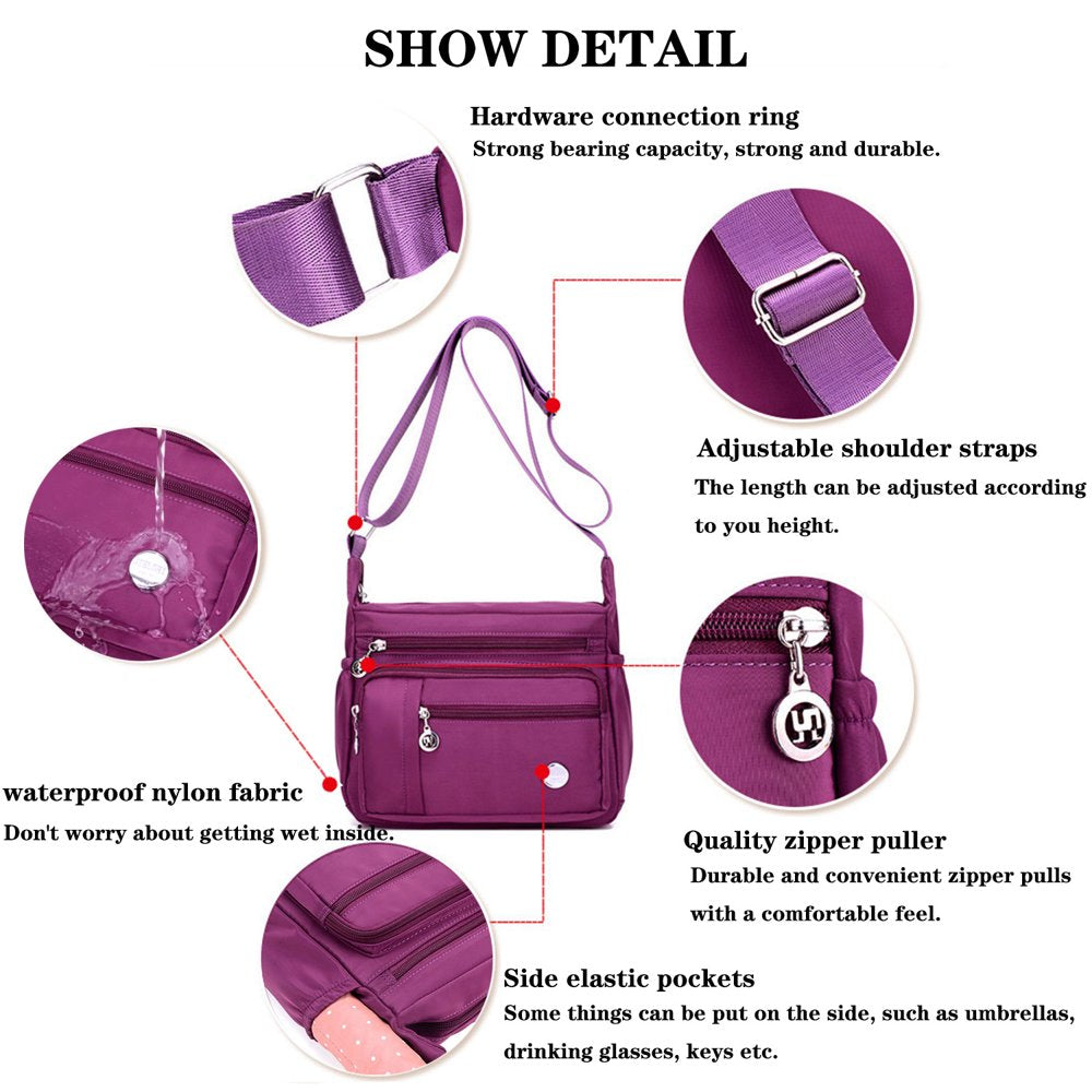 Women Shoulder Bags Multiple Pockets Handbags Bags for Womens Fashion Crossbody Bag Wallets Purses