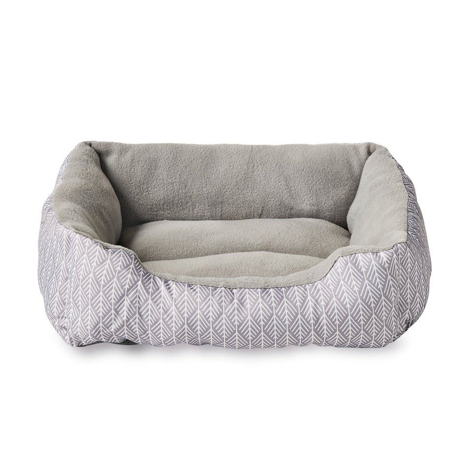 Cuddler Pet Bed, Small, 19" X 15", Grey