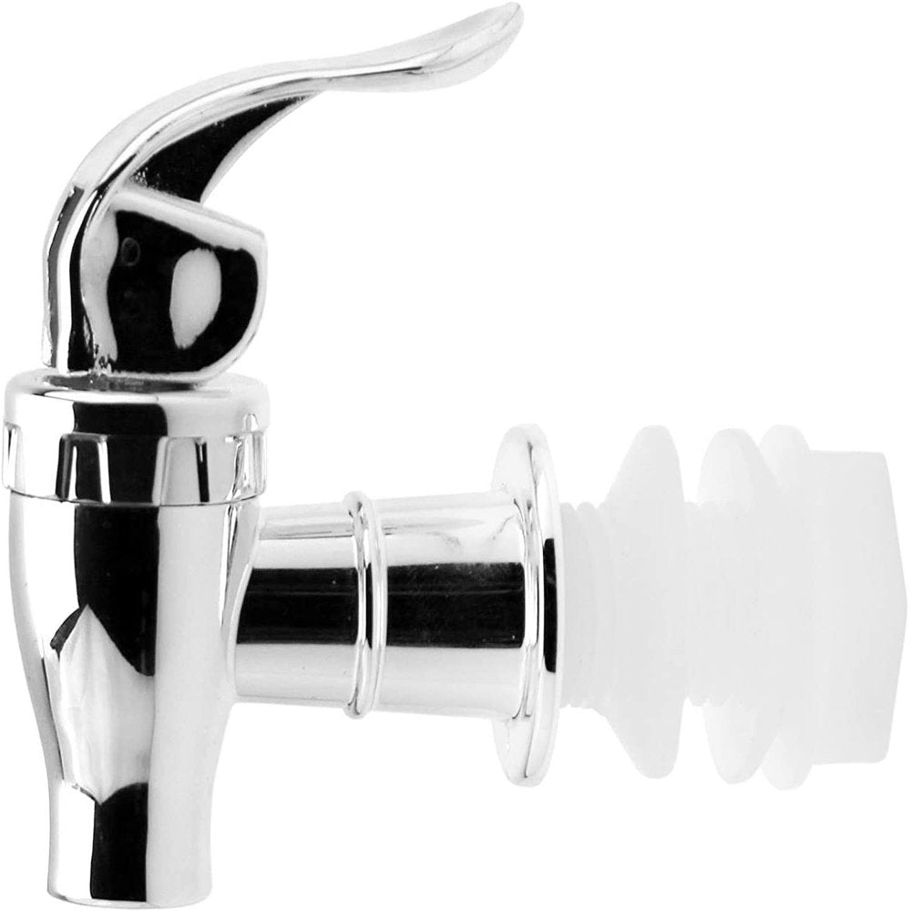 Cornucopia Push Style Spigot for Beverage Dispenser Carafe, Replacement Lever Pour Spout for Beverage Dispenser