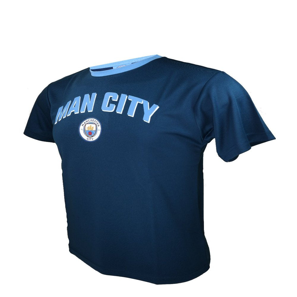 Youth Manchester City Officially Soccer Poly Shirt Jersey -17 YXL