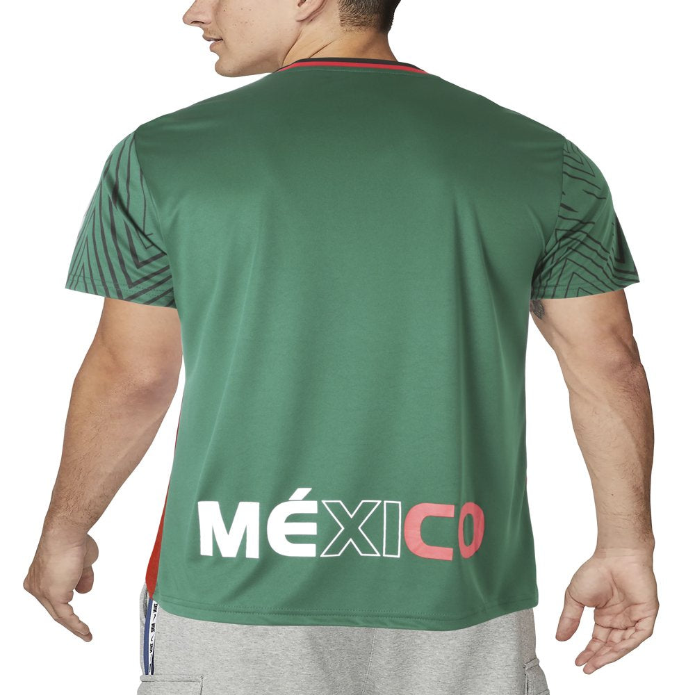 Men'S Mexico Football Soccer Pullover National Team Quick Dry Jersey Shirt