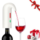 Electric Wine Aerator Pourer, Portable Wine Decanter and Wine Dispenser Pump for Red and White Wine Automatic Wine Oxidizer Dispenser USB Rechargeable, White