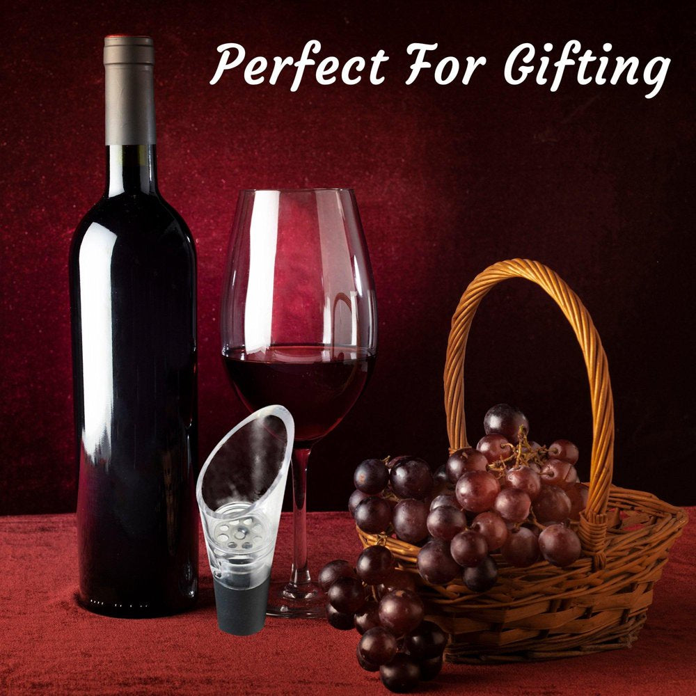 Wine Aerator Pourer Spout – 2-In-1 Diffuser Oxygenator and Pouring Dispenser (1 Pack)