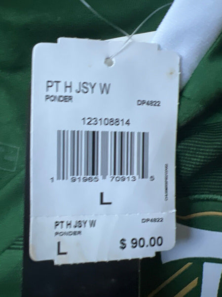 ADIDAS MLS PORTLAND TIMBERS WOMEN'S SOCCER JERSEY DP4822 SIZE LARGE NWT $90