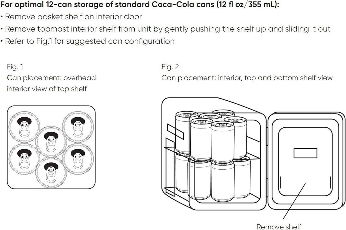 Retro Coca-Cola Mini Fridge for Bedroom - 4L/6 Can 12V Portable Cooler & Warmer
