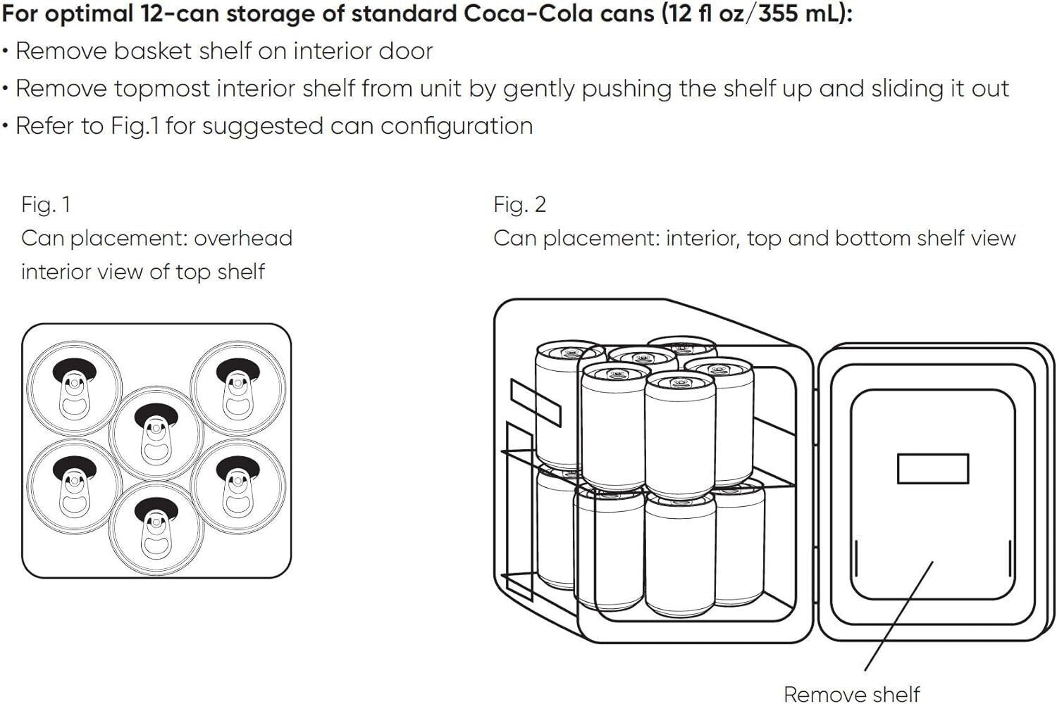 Retro Coca-Cola Mini Fridge for Bedroom - 4L/6 Can 12V Portable Cooler & Warmer