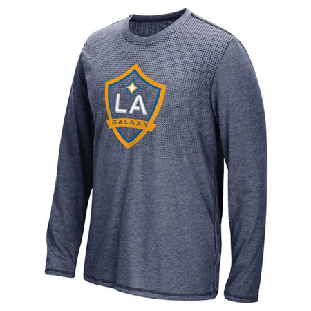 Adidas Men'S MLS Los Angeles Galaxy Aeroknit Long Sleeve Tee Crew Neck T-Shirt