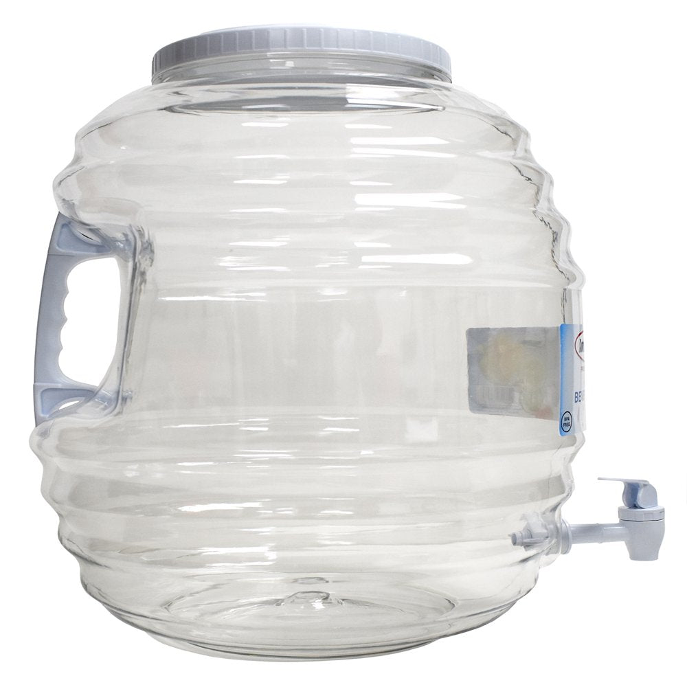 5 Gallon Vitrolero White Beverage Dispenser