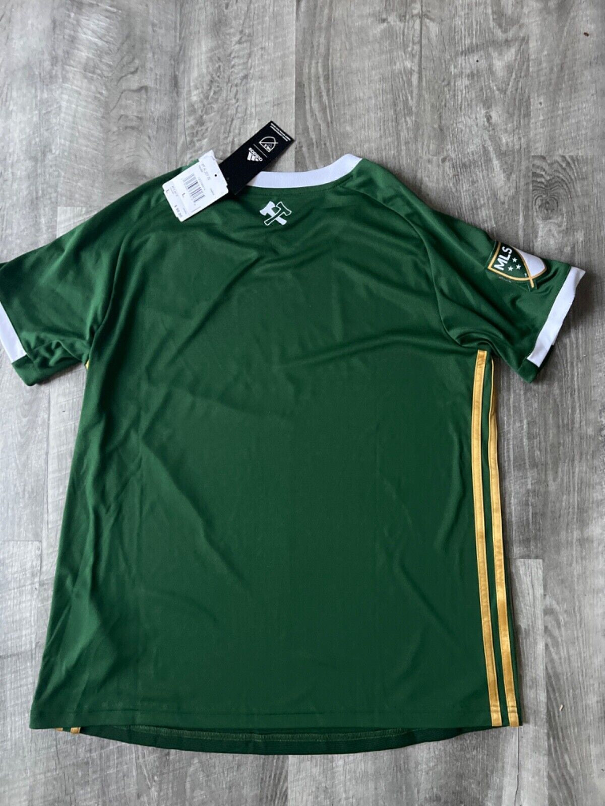 ADIDAS MLS PORTLAND TIMBERS WOMEN'S SOCCER JERSEY DP4822 SIZE LARGE NWT $90