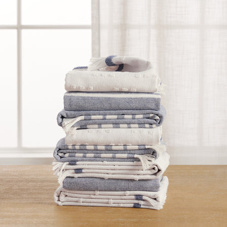 Vintage Stripe Kitchen Towels, 8-Piece Set