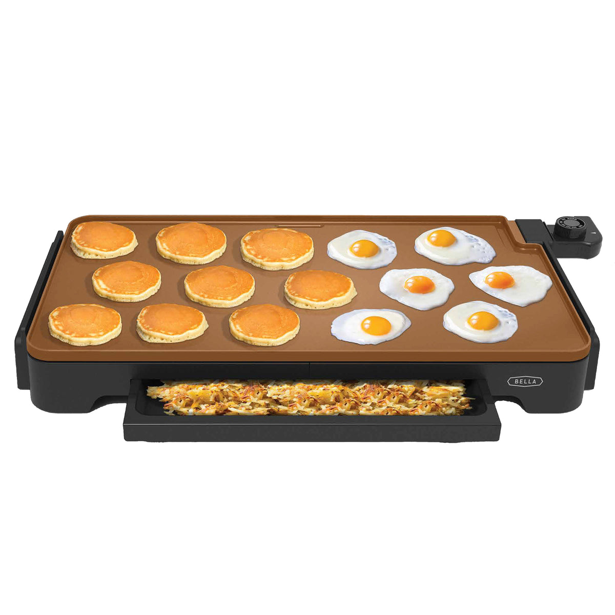 XL Ceramic Griddle with Warming Tray