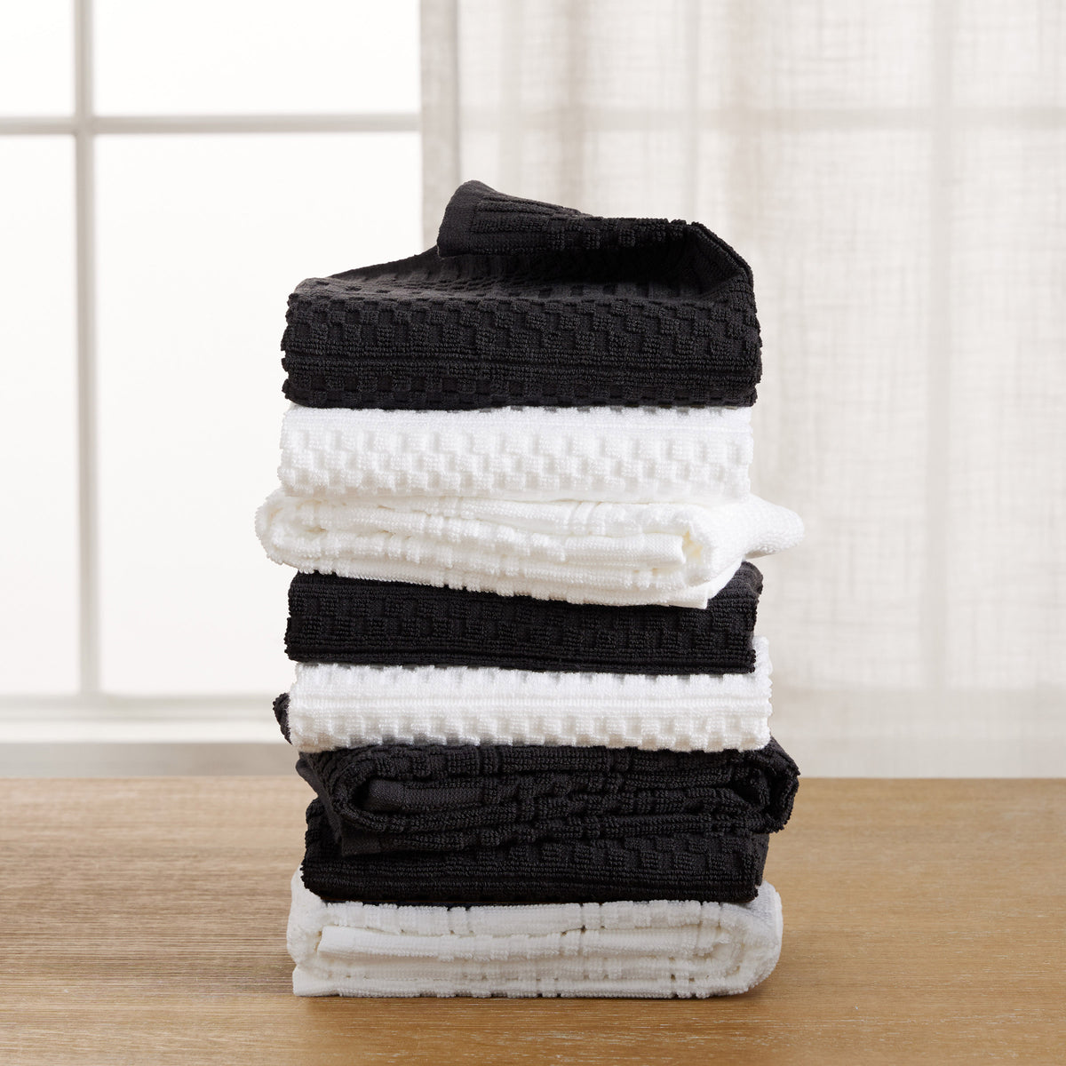 Cotton Classics Antimicrobial Kitchen Towels, 8-Piece Set