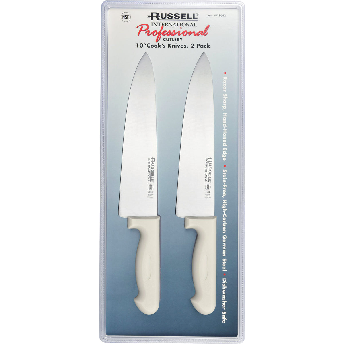 Russell 10" Cook'S Knife, 2-Count